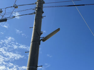 魚津市・富山市での防犯灯LED化工事